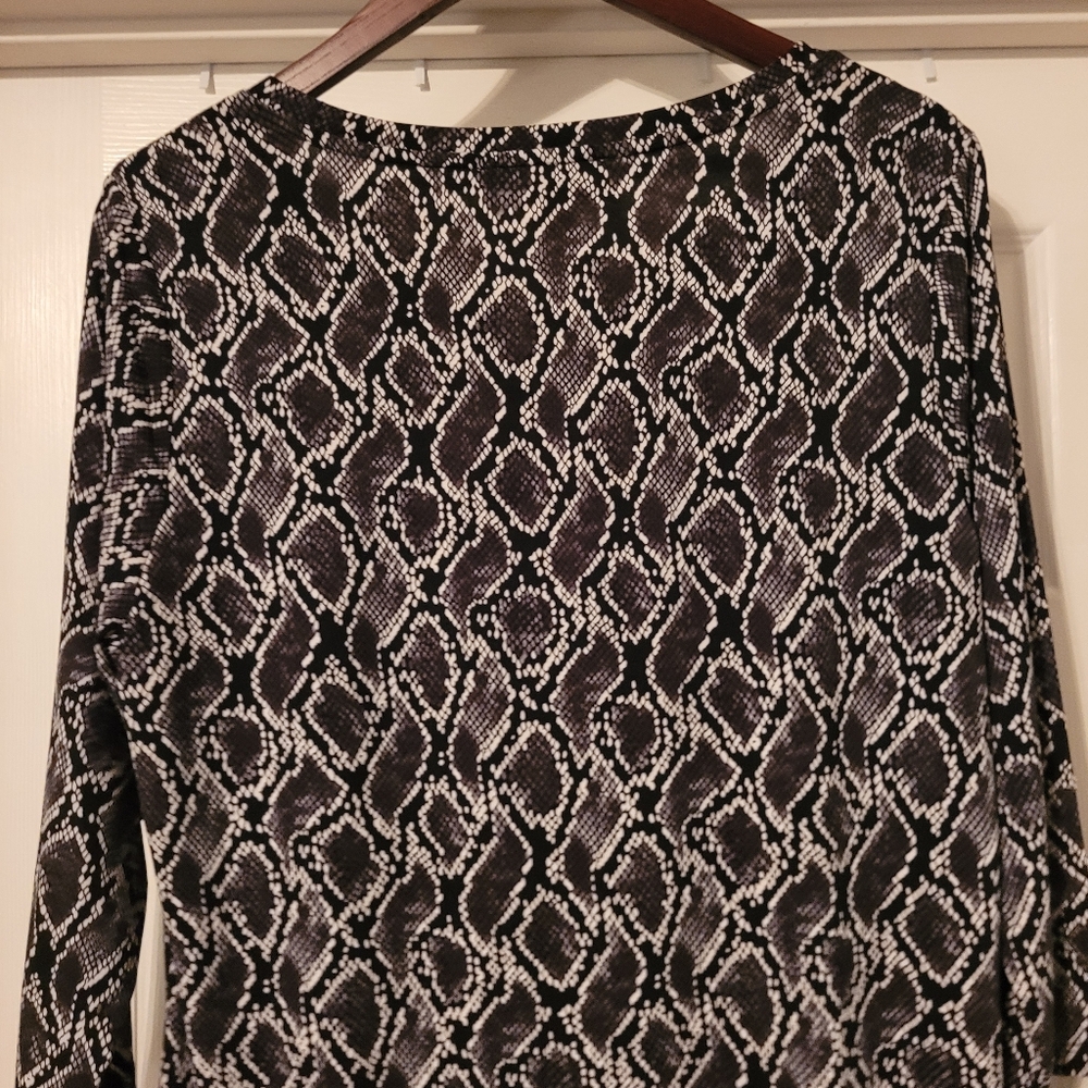 Michael Kors Snakeskin Pattern Dress Size XL - Picture 8 of 12